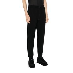 NEW HUGO BOSS men's dimacs thick cotton drawstring waist joggers pants in black